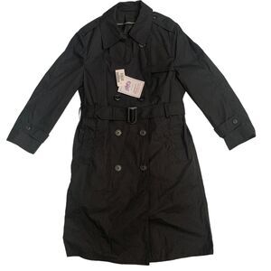 Garrison Collection Women's Size 14S US Army All Weather Lined Trench Coat New